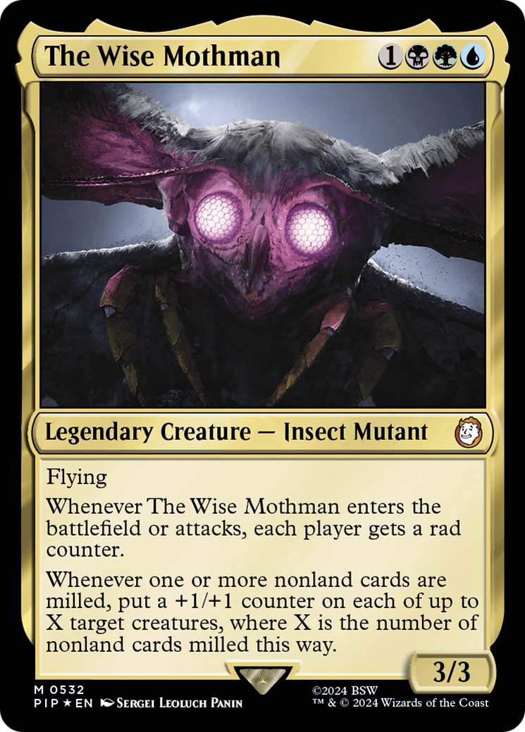 The Wise Mothman (Surge Foil) [Fallout] | The CG Realm