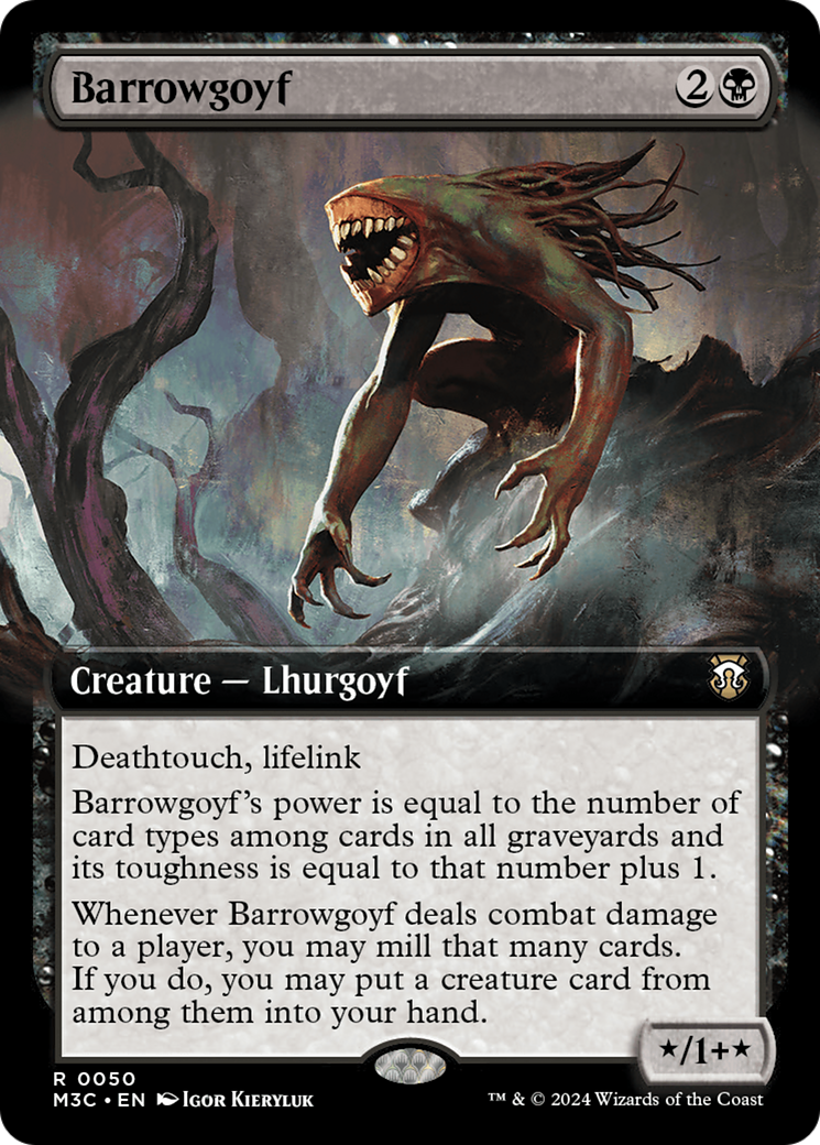 Barrowgoyf (Extended Art) [Modern Horizons 3 Commander] | The CG Realm