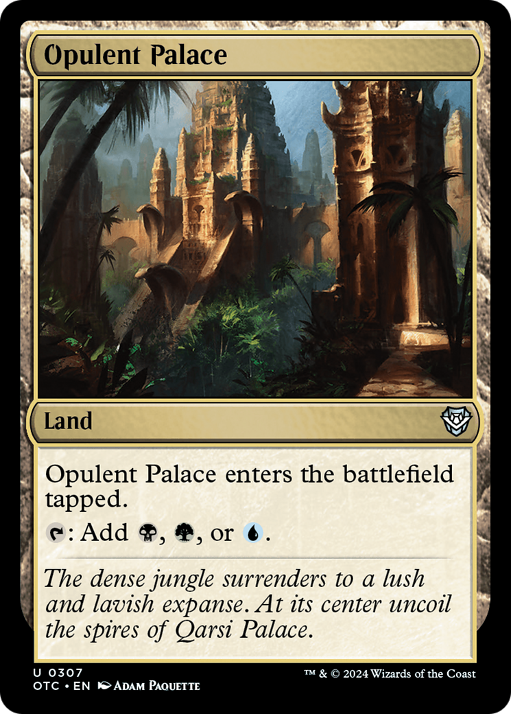 Opulent Palace [Outlaws of Thunder Junction Commander] | The CG Realm