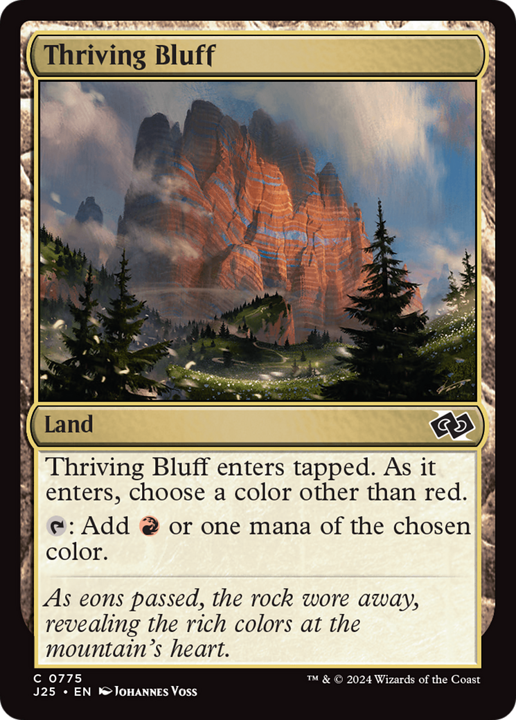 Thriving Bluff [Foundations Jumpstart] | The CG Realm