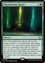 Disorienting Choice (Extended Art) [Duskmourn: House of Horror Commander] | The CG Realm