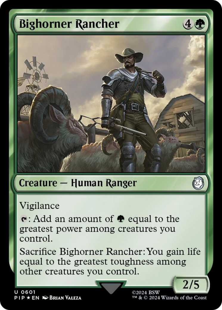 Bighorner Rancher (Surge Foil) [Fallout] | The CG Realm