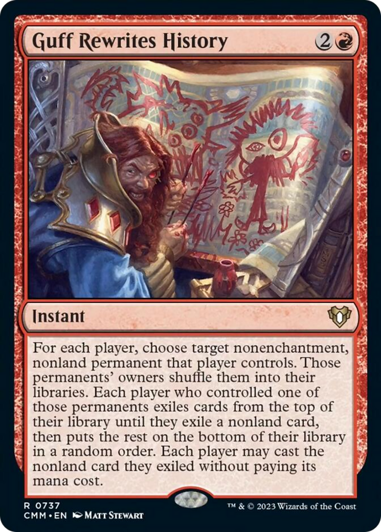 Guff Rewrites History [Commander Masters] | The CG Realm