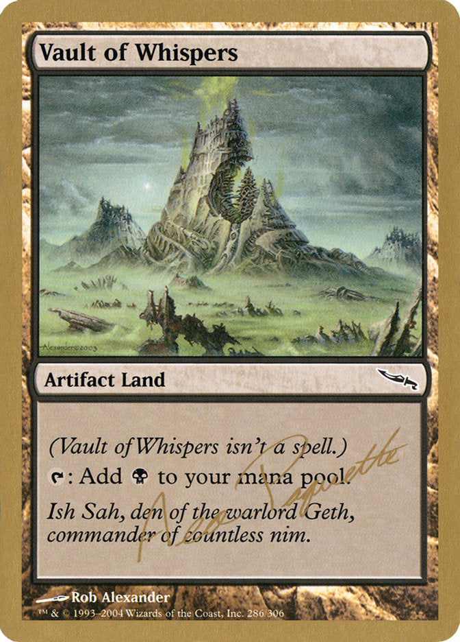 Vault of Whispers (Aeo Paquette) [World Championship Decks 2004] | The CG Realm