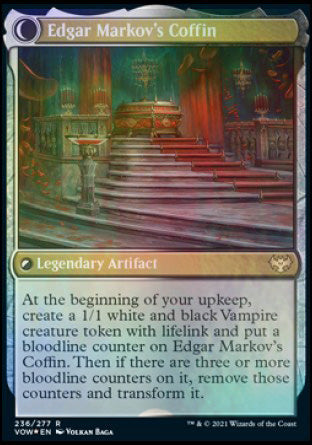 Edgar, Charmed Groom // Edgar Markov's Coffin [Innistrad: Crimson Vow Prerelease Promos] | The CG Realm