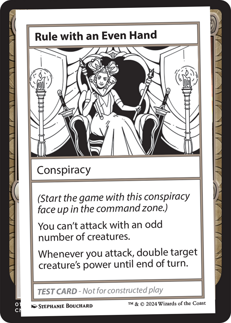 Rule with an Even Hand [Mystery Booster 2 Playtest Cards] | The CG Realm