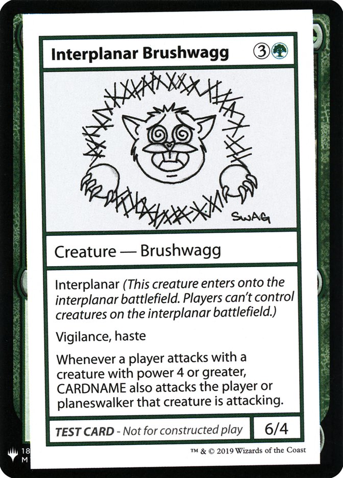 Interplanar Brushwagg [Mystery Booster Playtest Cards] | The CG Realm