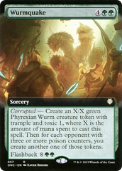 Wurmquake (Extended Art) [Phyrexia: All Will Be One Commander] | The CG Realm