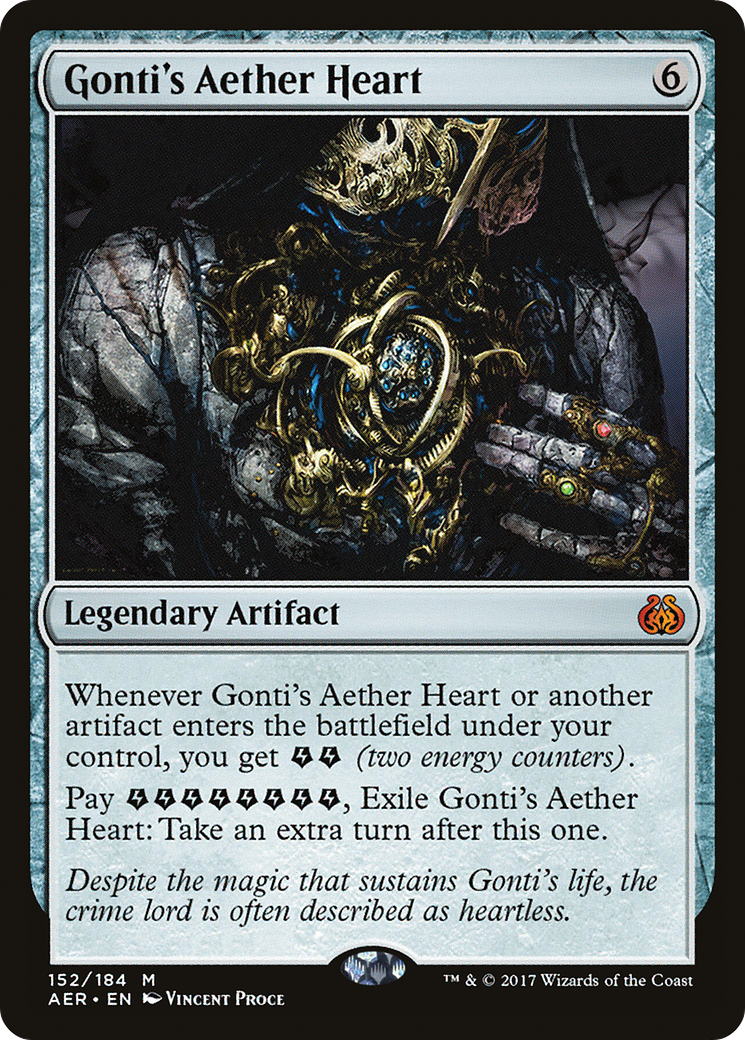 Gonti's Aether Heart (Ripple Foil) [Modern Horizons 3 Commander] | The CG Realm