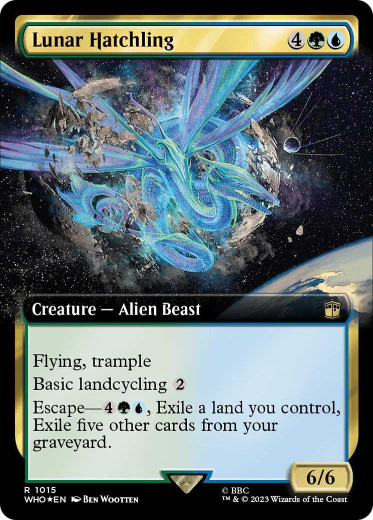 Lunar Hatchling (Extended Art) (Surge Foil) [Doctor Who] | The CG Realm