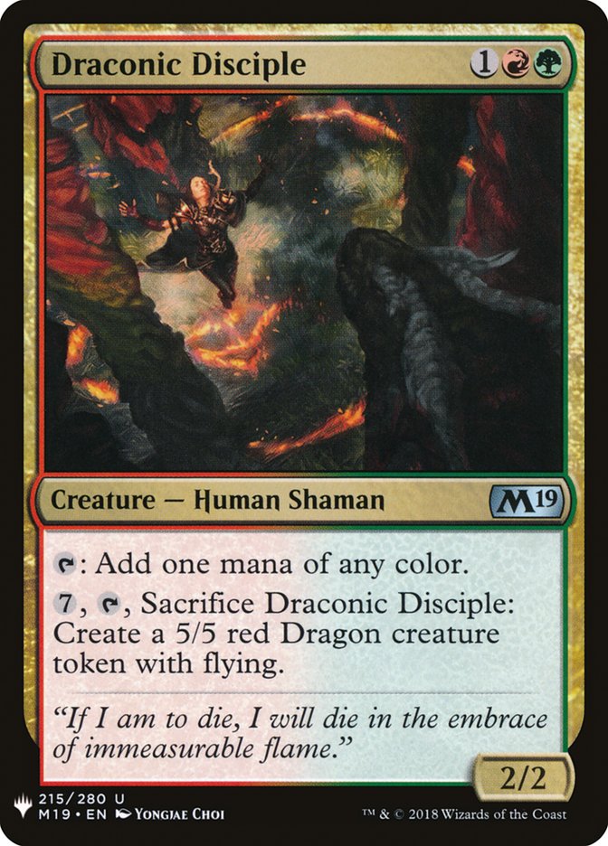 Draconic Disciple [Mystery Booster] | The CG Realm