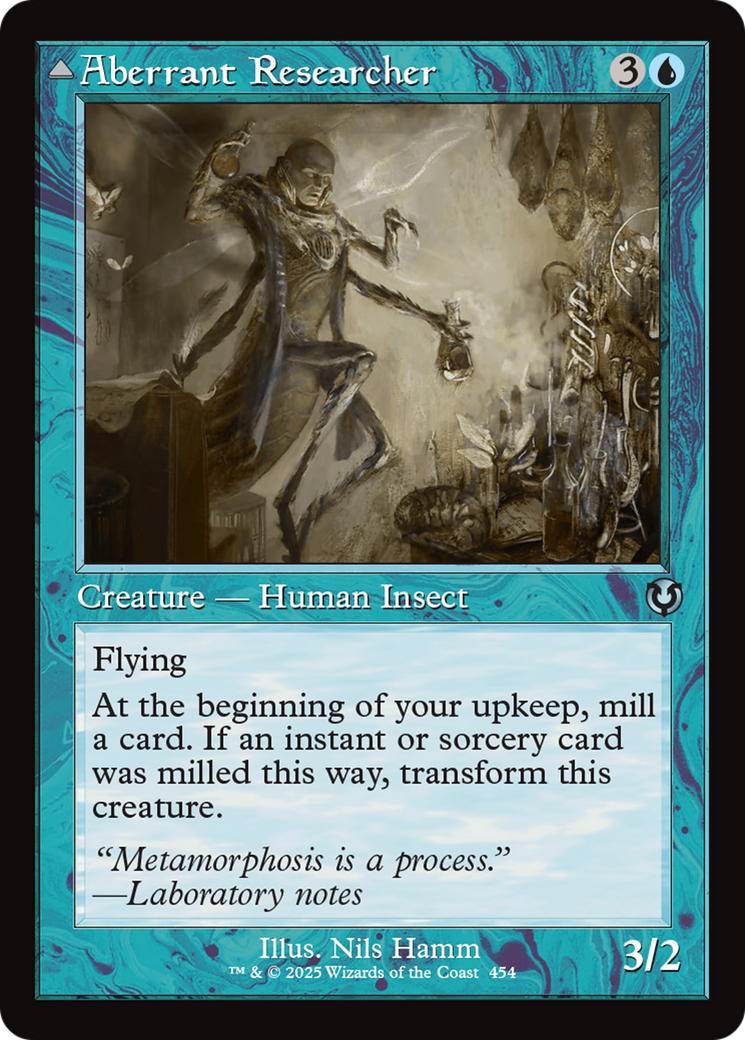 Aberrant Researcher // Perfected Form (Retro Frame) [Innistrad Remastered] | The CG Realm