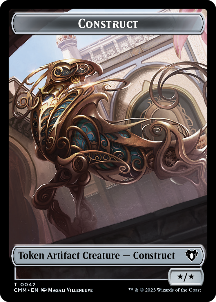 Construct Token (42) [Commander Masters Tokens] | The CG Realm