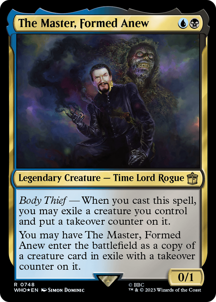 The Master, Formed Anew (Surge Foil) [Doctor Who] | The CG Realm