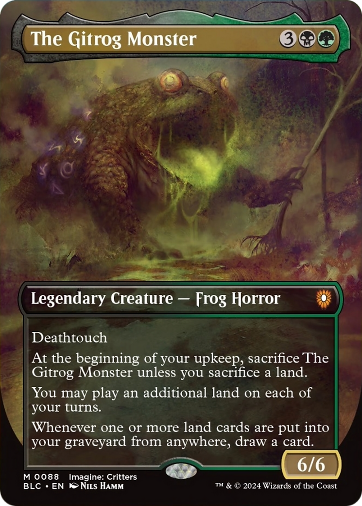 The Gitrog Monster (Borderless) [Bloomburrow Commander] | The CG Realm