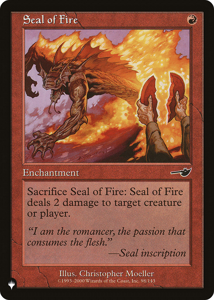 Seal of Fire [The List] | The CG Realm