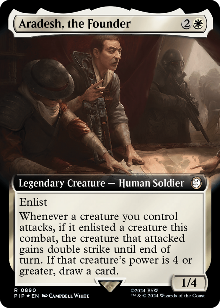 Aradesh, the Founder (Extended Art) (Surge Foil) [Fallout] | The CG Realm