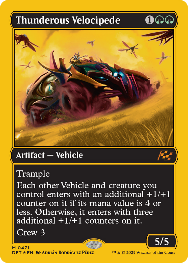 Thunderous Velocipede (First-Place Foil) [Aetherdrift] | The CG Realm