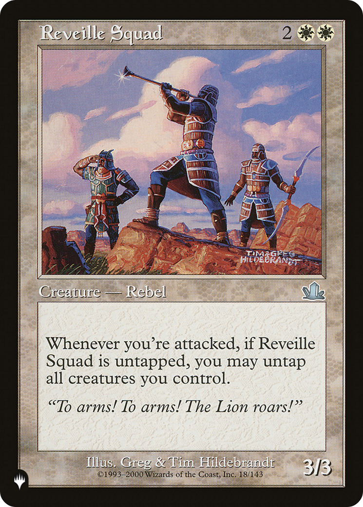 Reveille Squad [The List Reprints] | The CG Realm