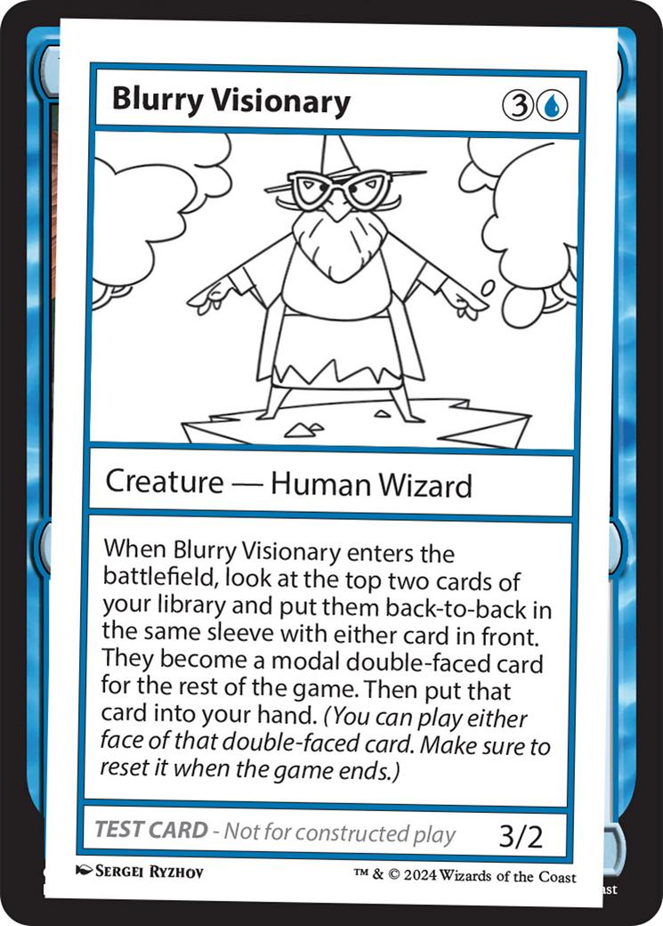 Blurry Visionary [Mystery Booster 2 Playtest Cards] | The CG Realm