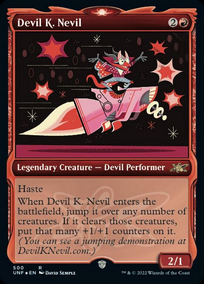 Devil K. Nevil (Showcase) (Galaxy Foil) [Unfinity] | The CG Realm