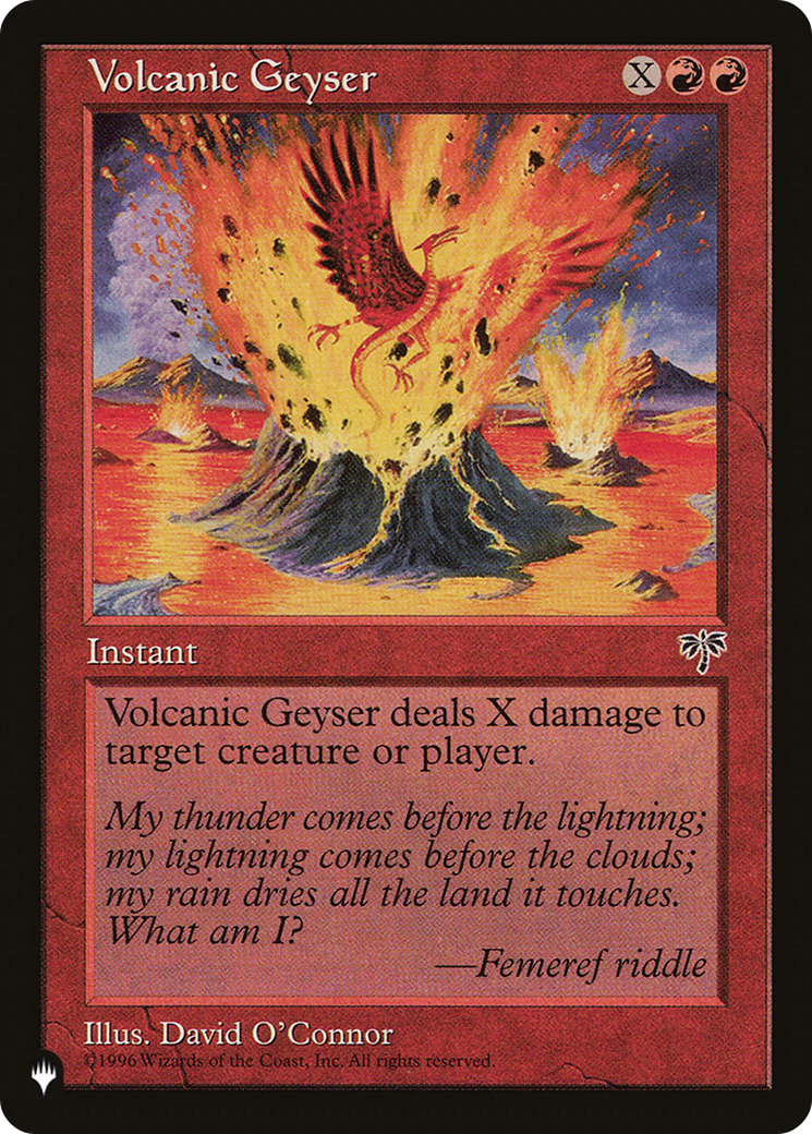 Volcanic Geyser [The List Reprints] | The CG Realm