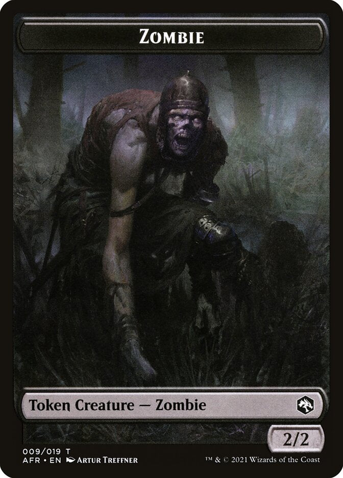 Zombie Token [Dungeons & Dragons: Adventures in the Forgotten Realms Tokens] | The CG Realm