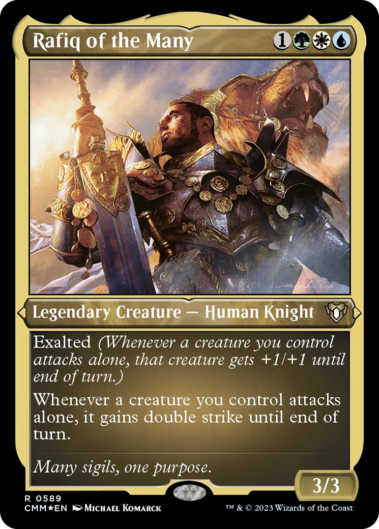 Rafiq of the Many (Foil Etched) [Commander Masters] | The CG Realm