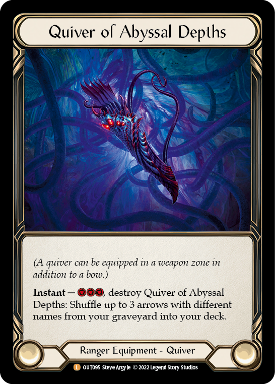 Quiver of Abyssal Depths [OUT095] (Outsiders)  Rainbow Foil | The CG Realm