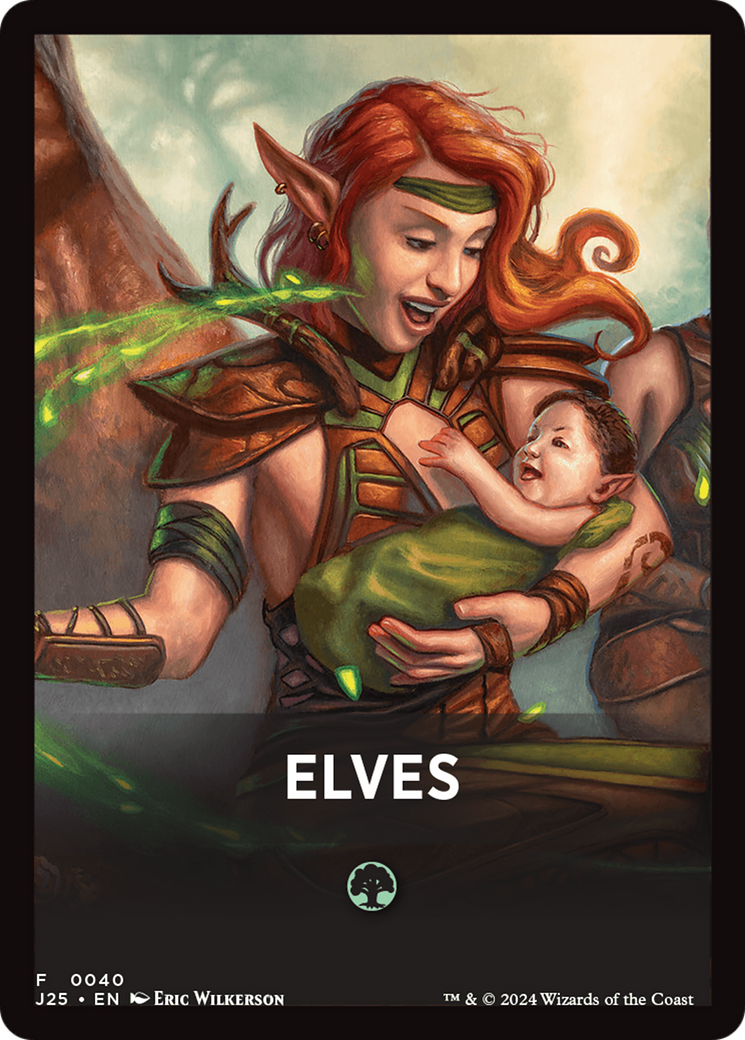 Elves Theme Card [Foundations Jumpstart Front Cards] | The CG Realm