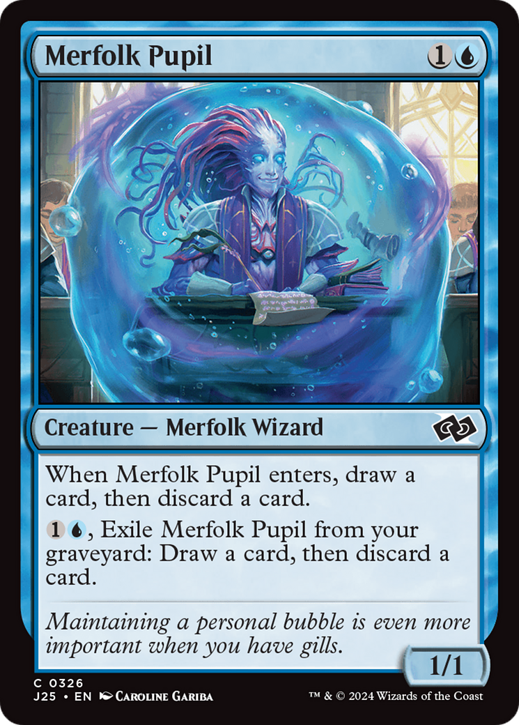 Merfolk Pupil [Foundations Jumpstart] | The CG Realm