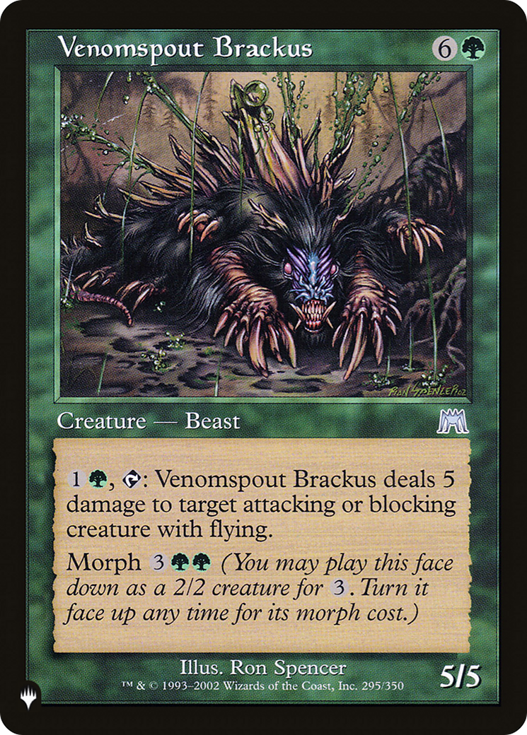 Venomspout Brackus [The List Reprints] | The CG Realm