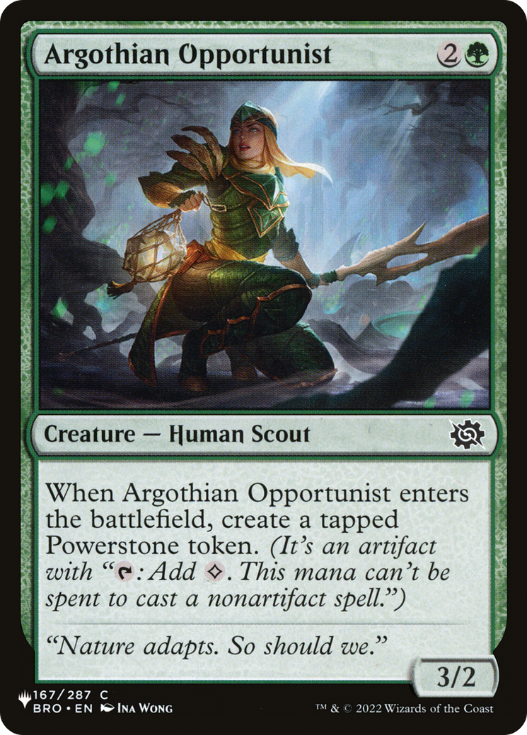 Argothian Opportunist [The List Reprints] | The CG Realm