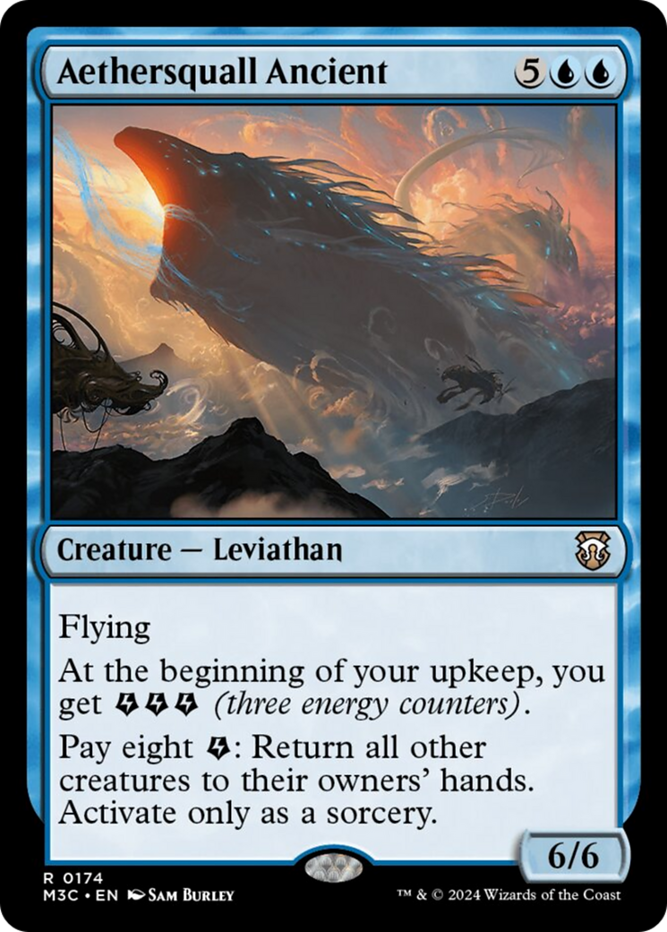 Aethersquall Ancient (Ripple Foil) [Modern Horizons 3 Commander] | The CG Realm