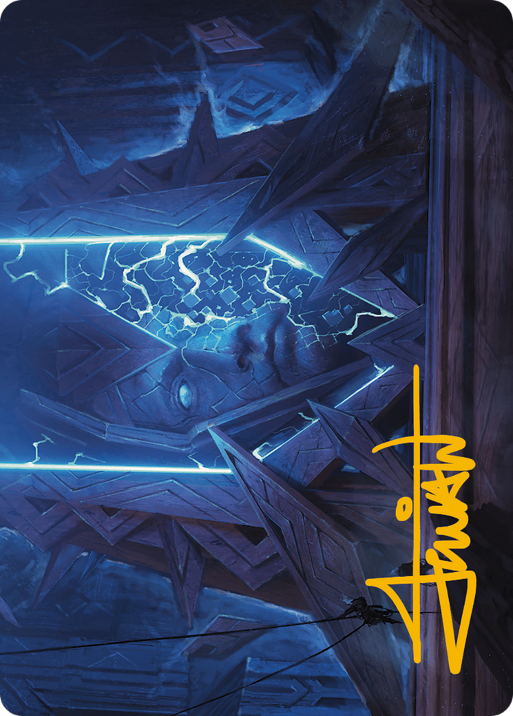 Stone Idol Generator Art Card (Gold-Stamped Signature) [Modern Horizons 3 Art Series] | The CG Realm