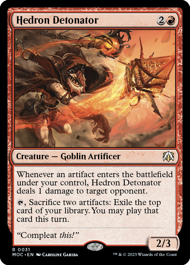 Hedron Detonator [March of the Machine Commander] | The CG Realm