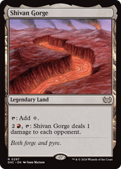 Shivan Gorge [Duskmourn: House of Horror Commander] | The CG Realm