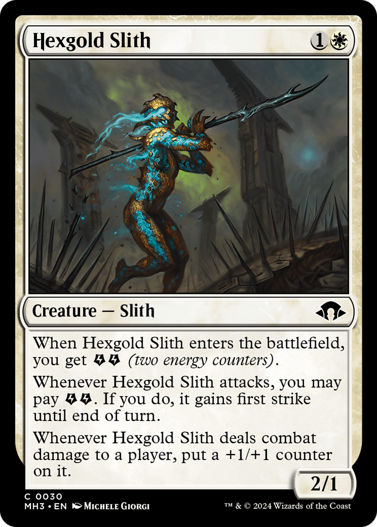 Hexgold Slith [Modern Horizons 3] | The CG Realm