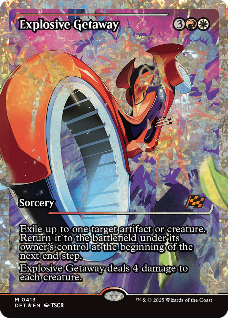 Explosive Getaway (Promo Pack) [Aetherdrift Promos] | The CG Realm