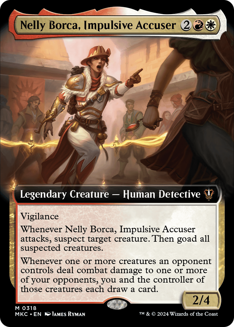 Nelly Borca, Impulsive Accuser (Extended Art) [Murders at Karlov Manor Commander] | The CG Realm