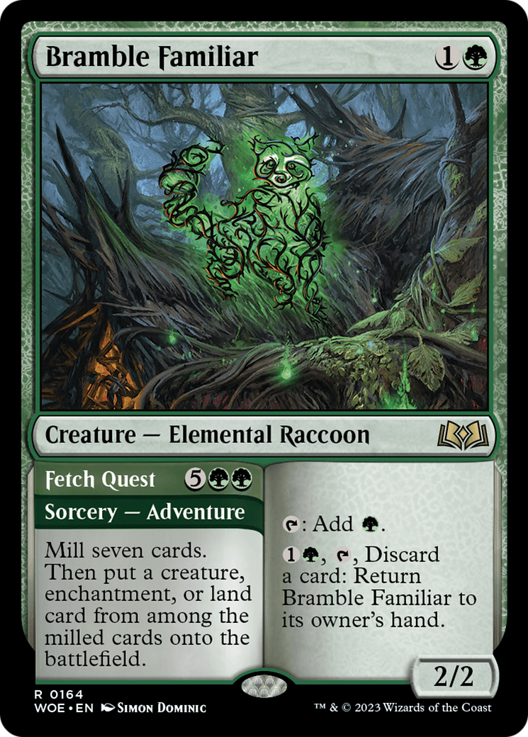 Bramble Familiar // Fetch Quest [Wilds of Eldraine] | The CG Realm