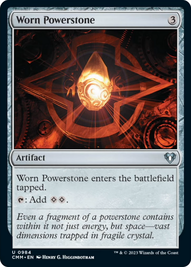 Worn Powerstone [Commander Masters] | The CG Realm