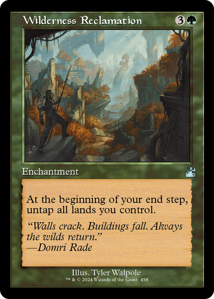 Wilderness Reclamation (Retro Frame) [Ravnica Remastered] | The CG Realm