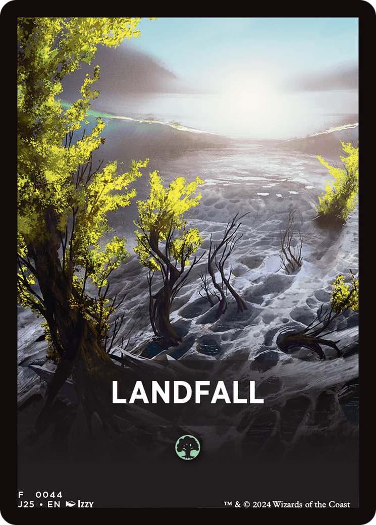 Landfall Theme Card [Foundations Jumpstart Front Cards] | The CG Realm