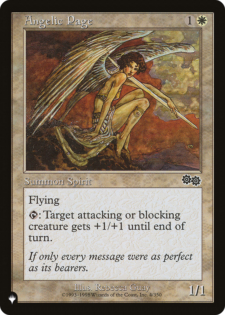 Angelic Page [The List Reprints] | The CG Realm