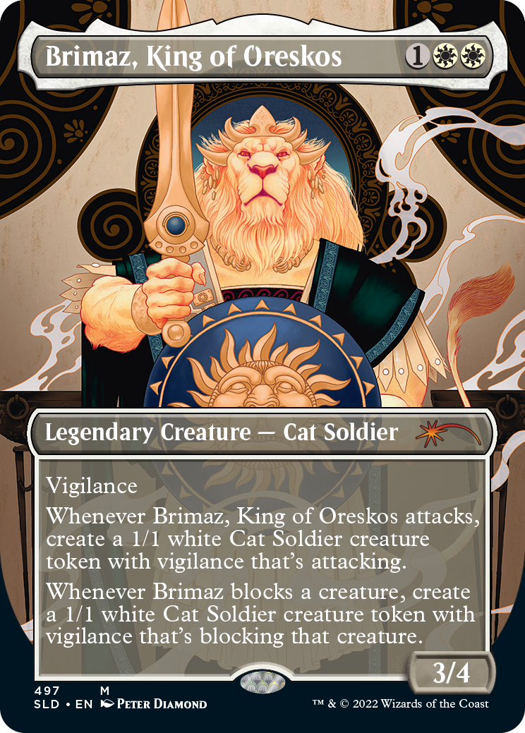 Brimaz, King of Oreskos (Borderless) [Secret Lair Drop Series] | The CG Realm