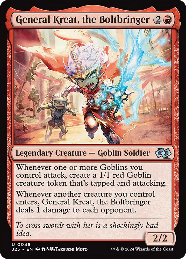 General Kreat, the boltbringer [Foundations Jumpstart] | The CG Realm