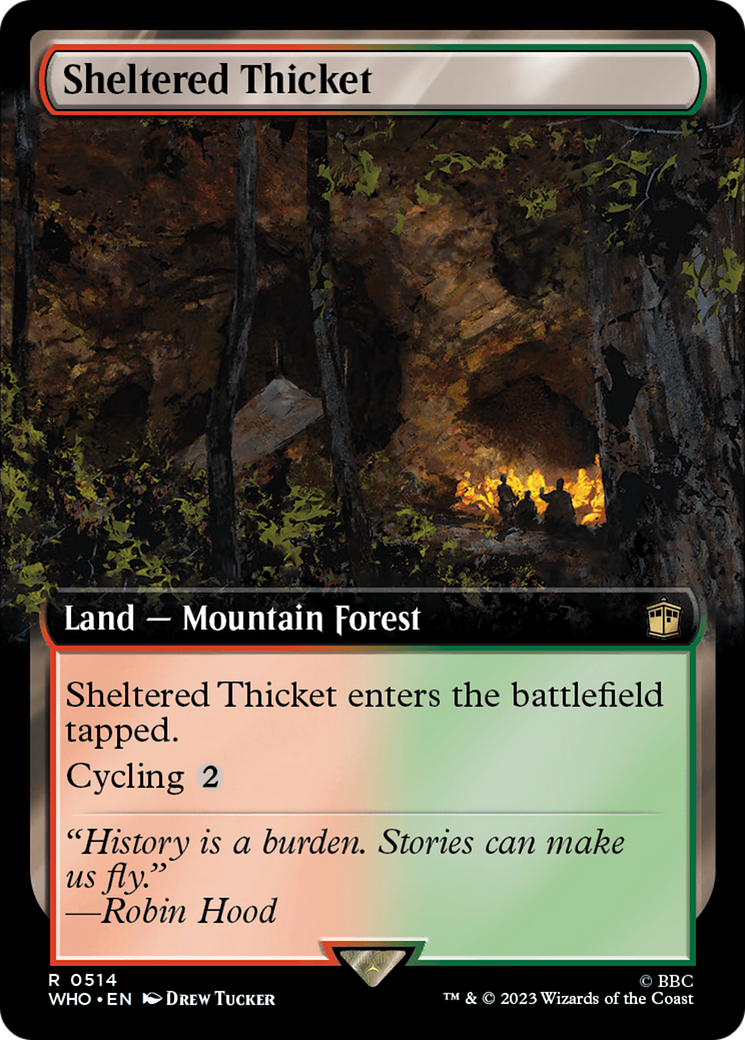 Sheltered Thicket (Extended Art) [Doctor Who] | The CG Realm