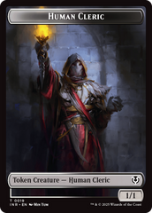 Demon // Human Cleric Double-Sided Token [Innistrad Remastered Tokens] | The CG Realm