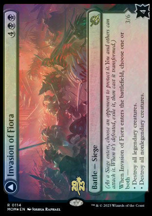 Invasion of Fiora // Marchesa, Resolute Monarch [March of the Machine Prerelease Promos] | The CG Realm